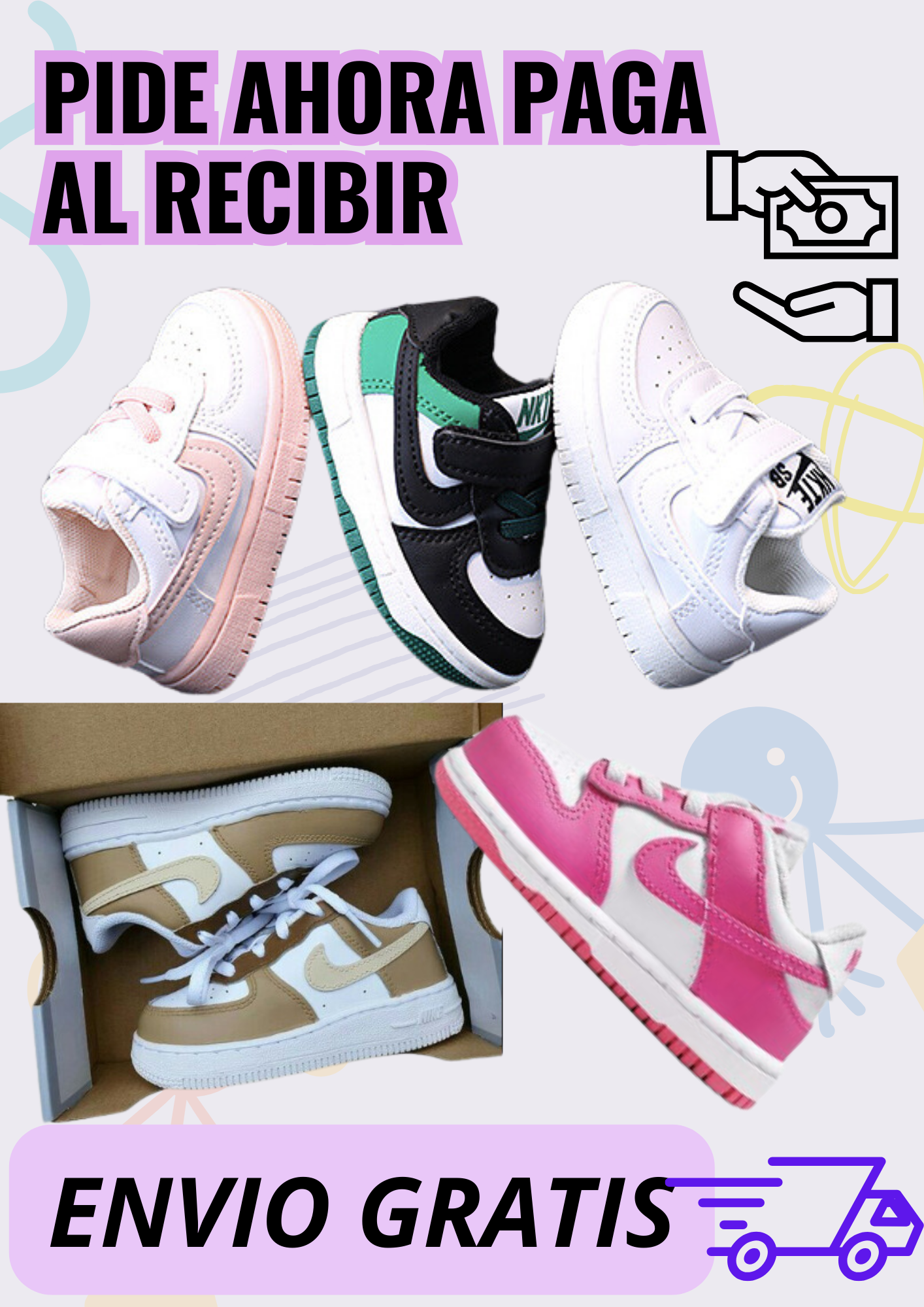 💥ZAPATOS NIKE PARA NIÑ@💥
