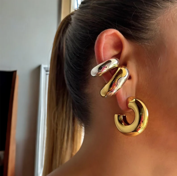 Drop Chunky + Ear Cuff